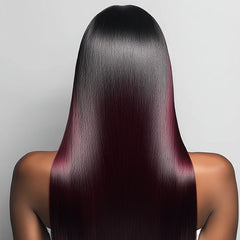 Straight HD Closure Wig Unit